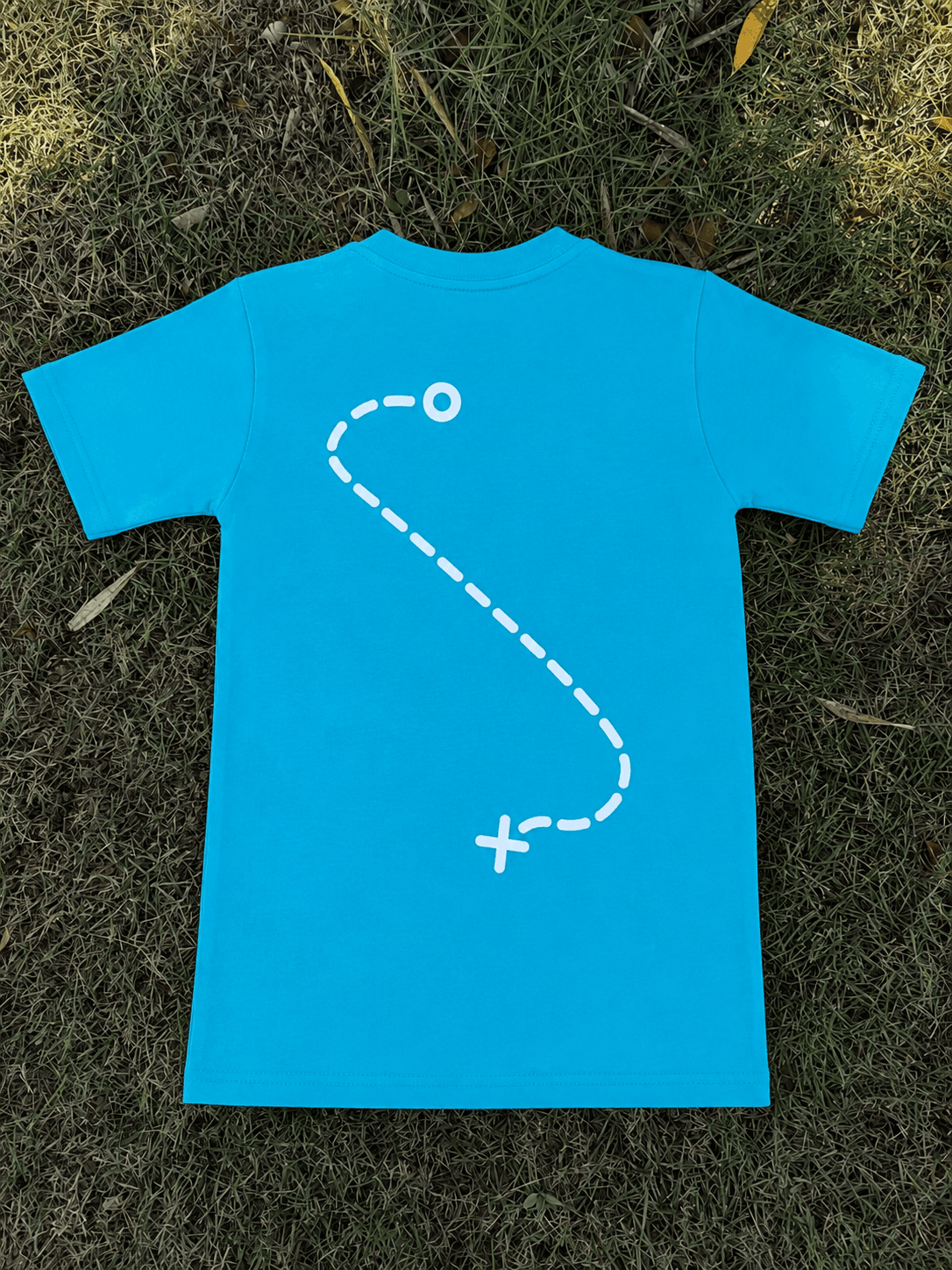T-shirt on the back